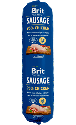 Ração para Cão Brit Sausage Dog Chicken | 800 g