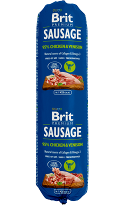 Ração para Cão Brit Sausage Dog Chicken & Venison | 800 g