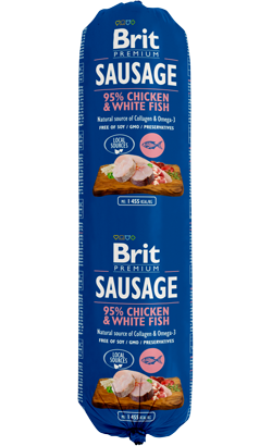 Brit Sausage Dog Chicken & White Fish | 800 g
