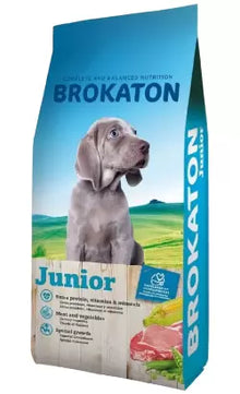 Brokaton Cão Cachorro Júnior - Ração seca para cão em crescimento