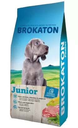 Brokaton Junior Puppy Dog - Dry food for growing dogs