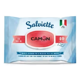 Toallitas húmedas Camon con aceite de árbol de té para perros