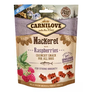 Carnilove Dog Crunchy Snack Dog Biscuits with Mackerel &amp; Raspberries