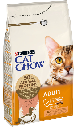 Ração para Gatos Cat Chow Adult Duck | 1,5 kg
