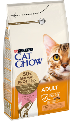 Ração para Gatos Cat Chow Adult Salmon | 10 kg