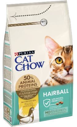 Ração para Gatos Cat Chow Hairball Control | 1,5 kg