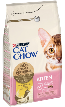 Ração para Gatos Cat Chow Kitten Chicken | 1,5 kg 