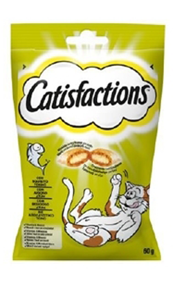 Biscoitos Catisfactions Snack Atum para Gatos | 6 x 60 g