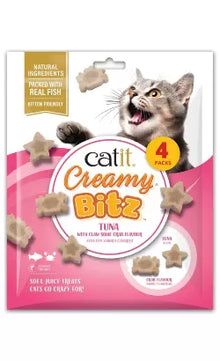 Catit Creamy Snacks Bitz Gato Adulto Atún y Cangrejo - Snack para gato
