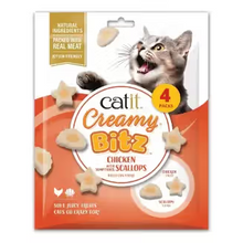 Catit Creamy Snacks Bitz Gato Adulto Frango e Vieira - Snack para gato