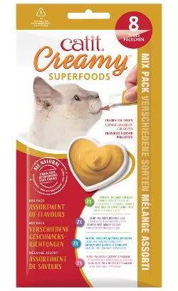 Catit Creamy Superfoods Snack Mix Pack Adult Cat - Cat treat