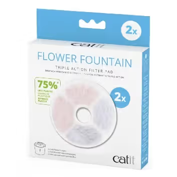 Filtro de triple acción Catit para fuente Flower 75 % plástico