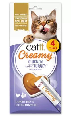 Catit Snacks Creamy Adult Cat Chicken and Turkey - Cat snack