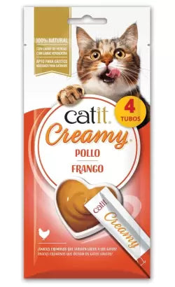 Catit Snacks Creamy Gato Adulto Pollo - Snack para gato