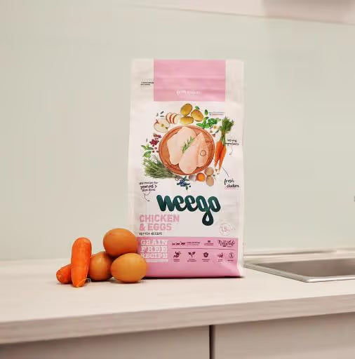 Weego Cat Food Pollo y Huevos 1,5 KG