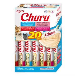 Churu Creamy Gato Adulto Atum e Marisco - Snack para gato