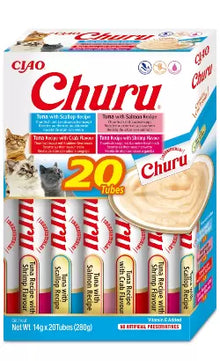 Churu Creamy Gato Adulto Atum e Marisco - Snack para gato