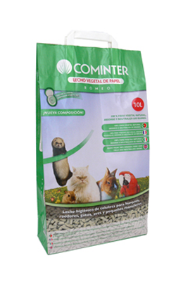 Substrato Cominter Litter Grey & Cloe Granulado de Papel | 10 L