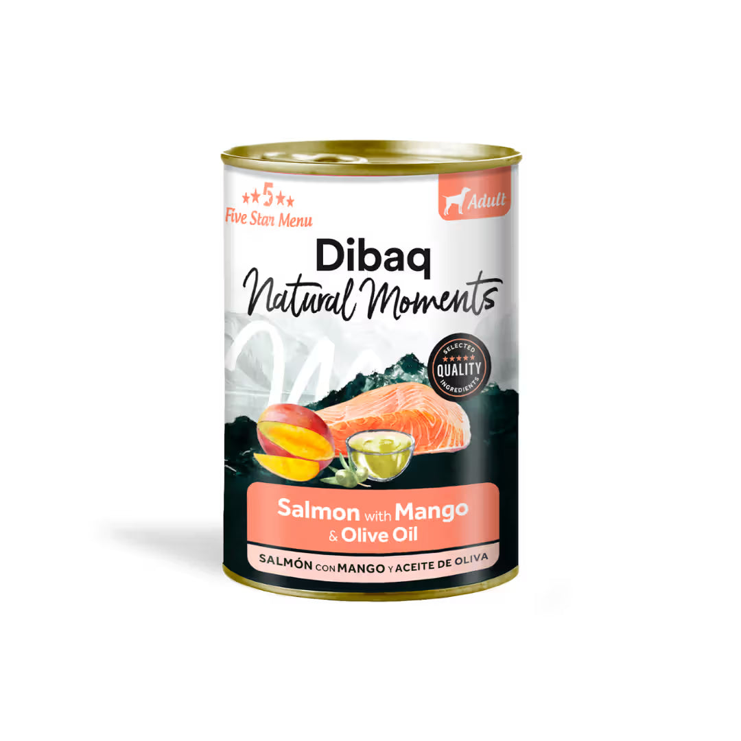 Dibaq Natural M. Adult Dog Grain-Free Salmon and Mango - Wet dog food
