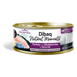 Dibaq Natural Sterilised Adult Cat Turkey and Cranberries - Wet cat food for sterilised cats