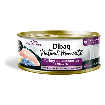 Dibaq Natural Sterilised Adult Cat Turkey and Cranberries - Wet cat food for sterilised cats
