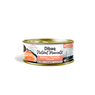 Dibaq Natural Gato Adulto Esterilizado Grain-Free Salmão e Abóbora - Ração húmida para gato esterilizado