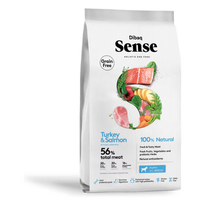 Dibaq Sense Puppy Dog Grain-Free Salmon and Turkey - Dry dog food