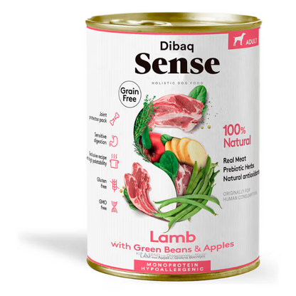 Dibaq Sense Adult Dog Grain-Free Lamb - Wet dog food