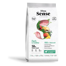 Dibaq Sense Perro Sénior Grain-Free Pato y Pavo - Pienso seco para perro para control de peso