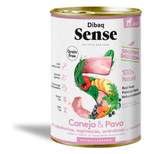 Dibaq Sense Dog Rabbit and Turkey Grain-Free - Wet food for dogs with digestive sensitivity