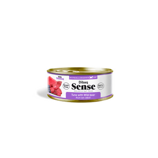Dibaq Sense Gato Adulto Grain-Free Atum e Javali - Ração húmida para gato
