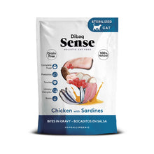 Dibaq Sense Gato Adulto Esterilizado Frango e Sardinha - Ração húmida para gato para esterilizados