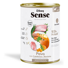 Dibaq Sense Cão Adulto Grain-Free Peru, Abóbora e Batata - Ração húmida para cão