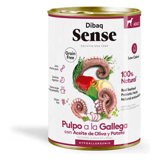 Dibaq Sense Grain-Free Adult Dog Octopus - Wet dog food