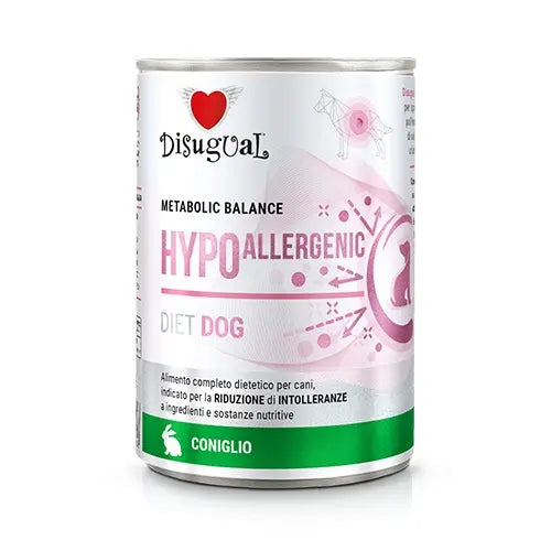 Disugual Diet Cão Hypoallergenic Coelho | 6 X 400Gr