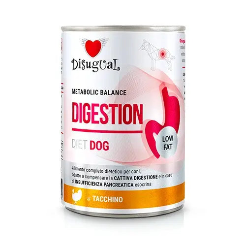 Disugual Diet Cão Digestão Low Fat Peru | 6 X 400Gr