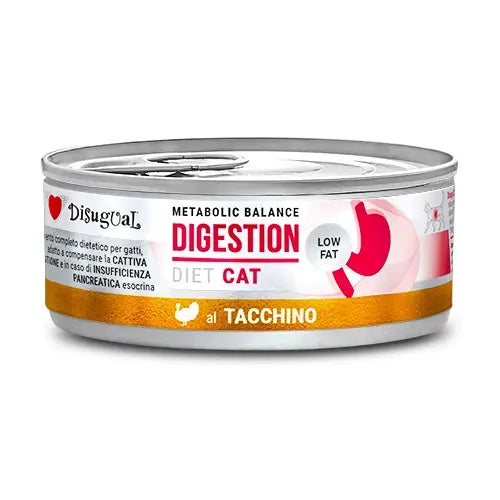 DISUGUAL DIET CAT DIGESTION LOW FAT TURKEY | 12 X 85GR