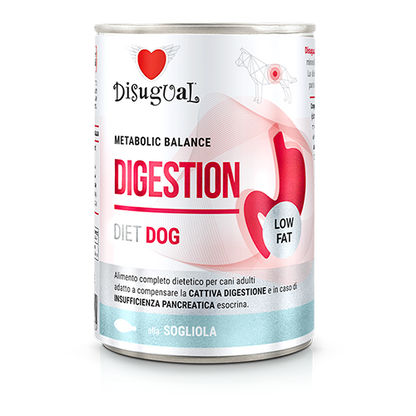 Disugual Diet Digestion Low Fat Dog Sole - Wet dog food for digestive sensitivity and excess weight
