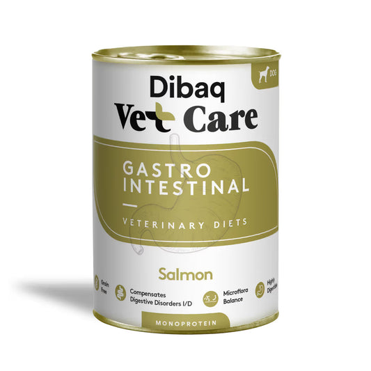 Dibaq Vet Care Cão Gastrointestinal Salmão - Ração húmida para cão com problemas gastrointestinais