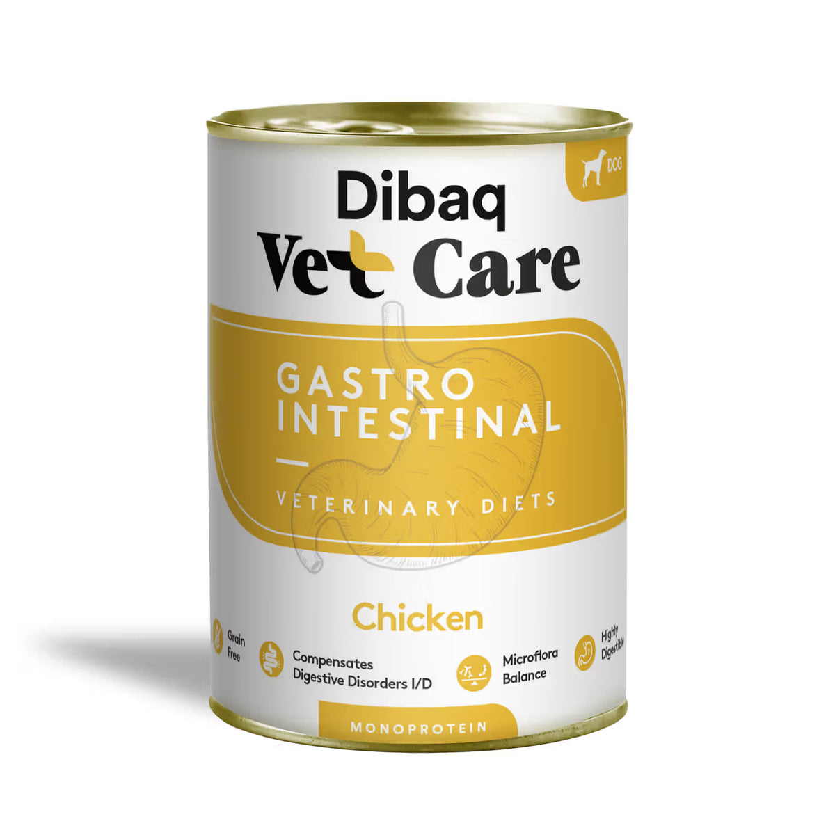 Dibaq Vet Care Cão Frango - Ração húmida para cão com problemas gastrointestinais