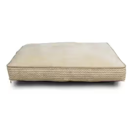 Colchón rectangular Eurosiam Istanbul Beige para perros