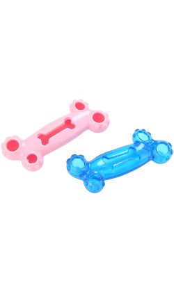 Brinquedo para cão Eurosiam Osso em TPR para Treats | Cores Sortidas | 13,5 x 5,5 cm