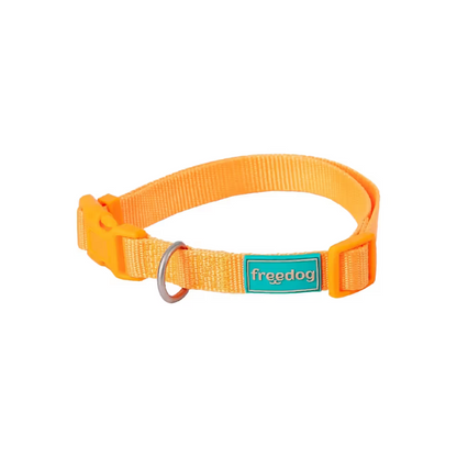 FREEDOG Collar Nylon Basic Naranja 20 / 35 cm - Collar para perro