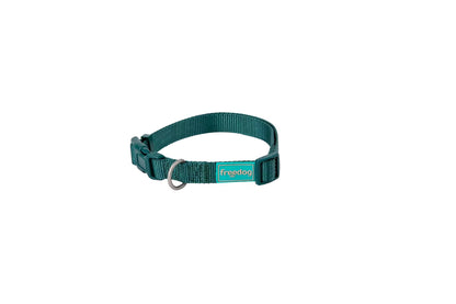 FREEDOG Collar Nylon Basic Verde 20 / 35 cm - Coleira para cão