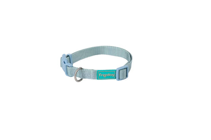 FREEDOG Collar Nylon Basic Azul Cielo 20 / 35 cm - Collar para perro