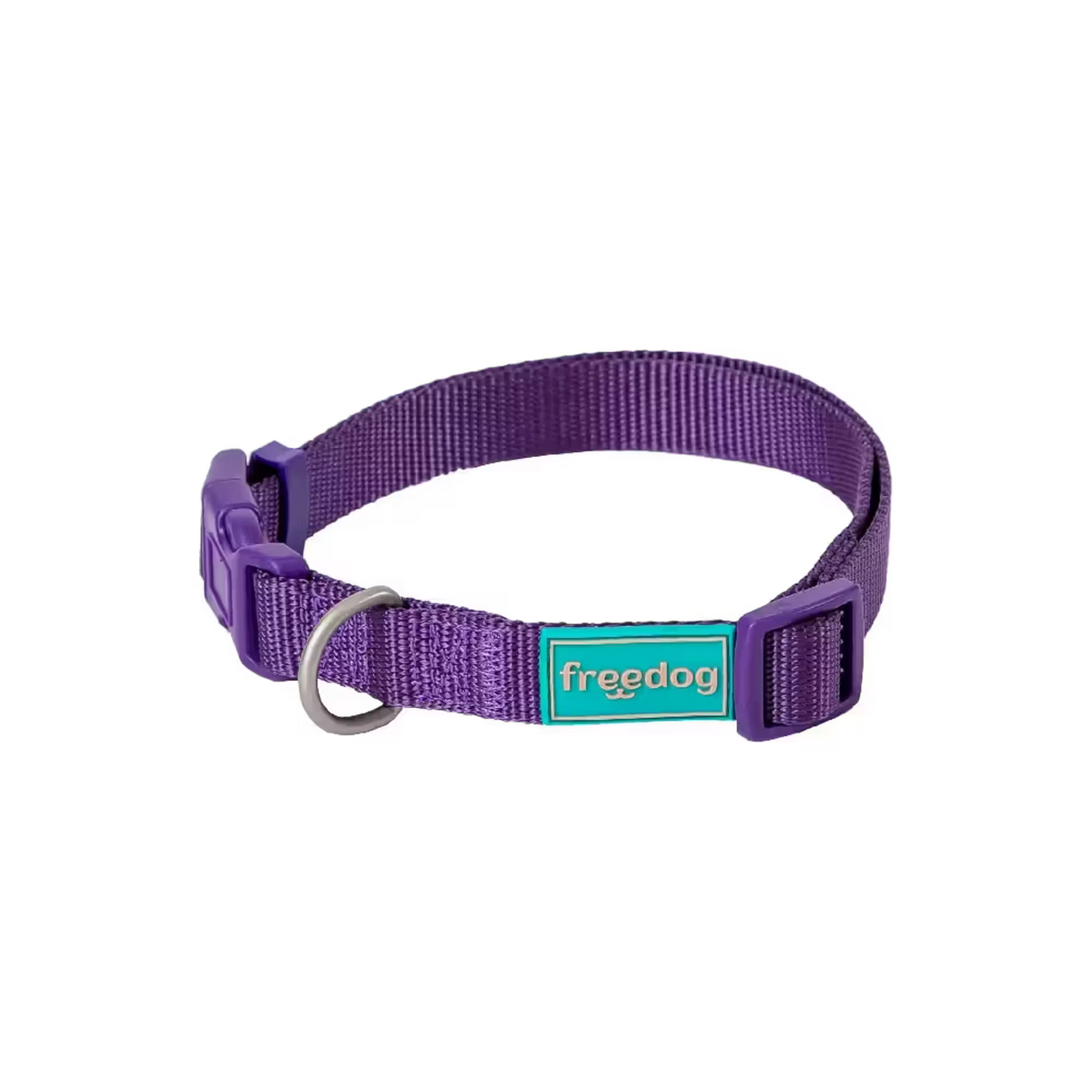 FREEDOG Collar Nylon Basic Lila 20 / 35 cm - Coleira para cão