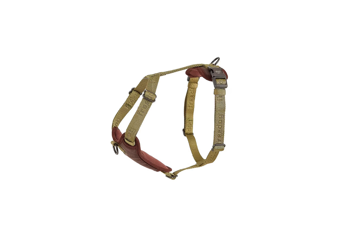 FREEDOG Arnes Linum Green Forest 25 mm x 70 / 90 cm - Dog harness