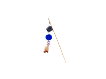 FREEDOG Stick 2 Pelotas con Plumero - Brinquedo para gato