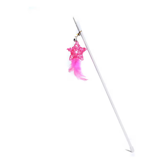 FREEDOG Stick Star con Plumero - Brinquedo para gato