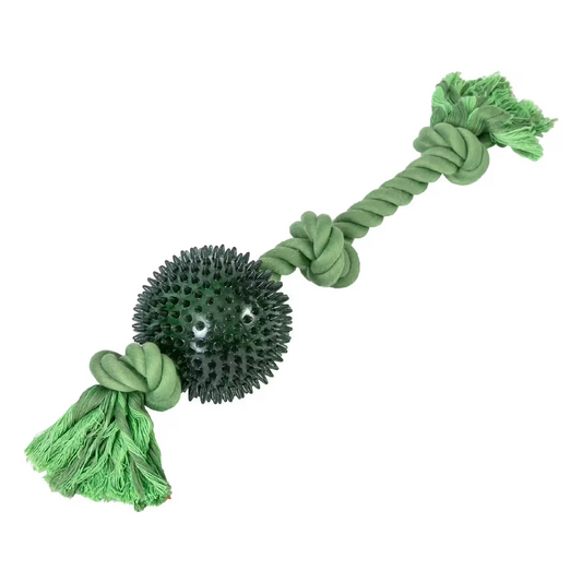 FREEDOG Juguete Mordedor con Pelota Puas - Brinquedo para cão